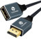 Thzzhnno DisplayPort Extension Cable 2M, DisplayPort 4K Male to Female Cable, DP to DP Extended Lead Supports 4K@60Hz for Gaming Monitor, Graphics, PC