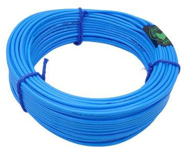 Tuyau pneumatique, 4 mm, 50 m, en polyuréthane, PUN 4 x 2,5 mm, bleu