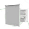 HOMEDEMO Verdunklungsrollo ohne Bohren, Verdunkelungsrollo Klemmfix, Hellgrau B105 x H170 cm (Stoffbreite 100cm), Klemmrollo Fensterrollo Sonnenschutz und Sichtschutz, Rollos für Fenster & Tür