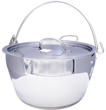 Jam Pan Stainless Steel Maslin Pan with Lid
