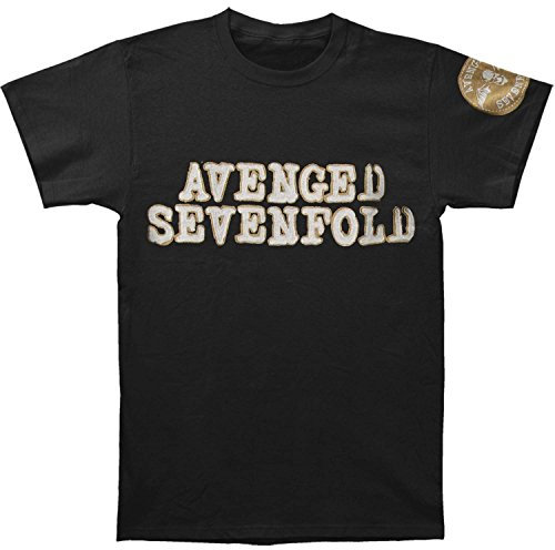 Avenged Sevenfold Herren TShirt -XXL- Logo & Death Bat Schwarz