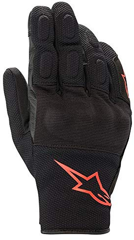 Alpinestars Motorcycle gloves S Max Drystar Gloves Black Red Fluo, BLACK/RED/FLUO, S