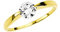 Amor Ring Damen Ringe, mit Zirkonia synth., Gold, Kommt in Schmuck Geschenk Box, 2020390