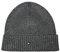 Tommy Hilfiger Herren Pima Cotton Beanie Hut, Charcoal Gray, Einheitsgröße EU