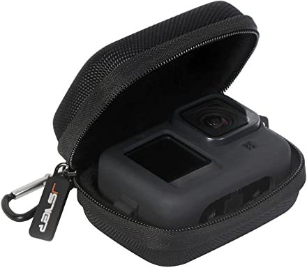 JSVER Tasche für GoPro Hero 13/12/11/10, Case Schutztasche für AKASO Brave 8/EK7000/Brave 4 Pro,Tragetasche Hülle für DJI Osmo Action 5 Pro/4/3/Insta360 Ace Pro/Apexcam-Schwarz