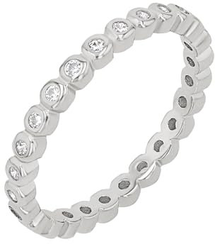 NOELANI Ring 925 Sterling Silber Damen Ringe, mit Zirkonia synth., Gold, Kommt in Schmuck Geschenk Box, 2030181