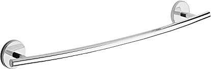 Gedy Cebu, Porta salviette Cromato, Porta Asciugamani Bagno 60 cm, Misure 6 x 35,4 x 8,2 cm e Peso 0,331 kg, Porta salvietta in Acciaio Inox e Cromall®, 10 Anni di Garanzia, Design: R&S