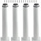 XINMEIWEN Lot de 4 pieds de meubles réglables en métal robuste pour table, lit, canapé (250 mm-420 mm, blanc)
