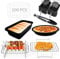 Dual Air Fryer Accessories Set of 6 for Ninja Foodi AF300UK, AF400UK, Instant Vortex, Tower T17088, Salter Dual Zone Deep Air Fryers 7.6L-9.6L (Black A Type)