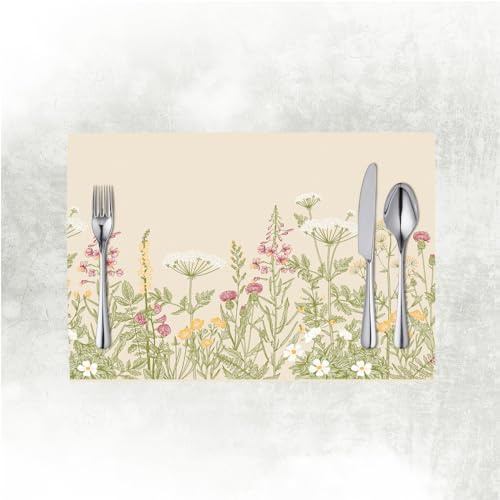 Mank Tischsets aus Airlaid 40 x 30 cm Platzset aus stoffähnlichem Material für Gastronomie und Feiern ideal 100 Stück Aurelia