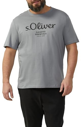 s.Oliver Baumwoll-T-Shirt mit Logo-Print