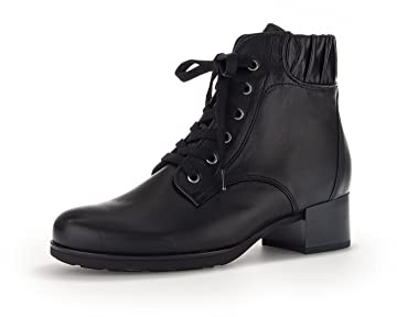 Gabor Damen Schnürstiefeletten, Frauen Schnürboots,Wechselfußbett,Best Fitting