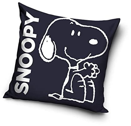 Carbotex kompatibel mit Snoopy Peanuts Kissenhülle Kissenbezug 40x40 cm (SNO225070)