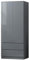 FWStyle 2 Door 2 Drawer Combination Wardrobe - H180.5 X W80 X D50cm (Matt Grey With Grey Gloss Doors)