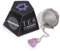 Raw Crystal Gemstone Tea Strainer - Amethyst Cluster