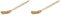 NESPOLI Pinceau radiateur Chantier sur Plat 30mm (Lot de 2)