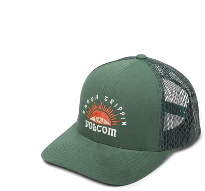 Volcom Herren Cheese Mesh Trucker Hat Baseballkappe, Evergreen, Einheitsgröße