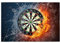 New Dart Board, Jigsaw Puzzles 1000 Pieces Wooden Jigsaw Toy Family Game Wall Decor for Adults Teens