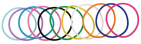 ibasenice 20 Stk Silikonarmband Freundschaftsarmbänder Handgelenkbandagen haar tapes haar gummi Freundschaftsarmband Kinderarmbänder Gummiarmbänder für Kinder Jelly Armbänder 80er Kieselgel