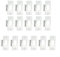 5/10Pcs Replacement Striker Plates, Adjustable Tubular Latch Striker Plate, Chrome Stainless Steel Mortice Lock Plates, For Adjustable Two Piece Door Strike(10pc)