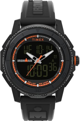 Timex Men's Digital Quartz Watch with a Plastic Strap Ironman Adrenaline