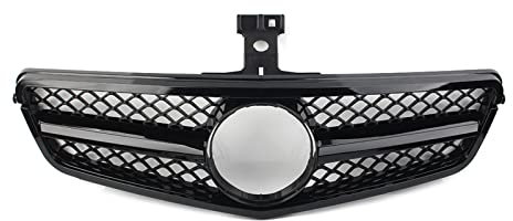 Front Kühlergrille Kühlergitter Auto Kühlergrill Für Benz W204 C-Klasse C300 C350 C200 C250 ABS C63 Für AMG Grill Mit Emblem 2008 2009 2010 2011 2012 2013 2014 2015 2016