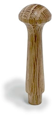 White Oak Shaker Pegs – Solid Wood Wall Hooks for Coat Rack, Hat Rack, DIY Projects – Choose Pack Size (6, 12, 24) (6, 65mm)