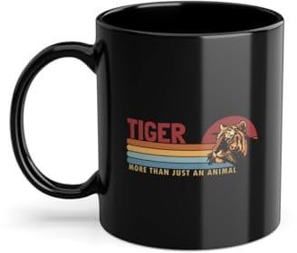 Tiger more than Animal - Tazza da caffè con gatto selvatico, motivo: tigre siberiana (02495C)