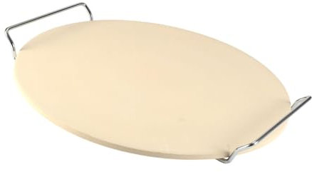 YWJLQH Pietra per Pizza per Forno Portatile con Porta Portabriccata per Cucina