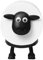 Cute Sheep Toilet Roll Holder, Small Animal Novelty Toilet Roll Holder - Easy Install, Bathroom Tissue Storage, Fun Home Decor Gift (Sheep)