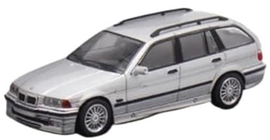 1:64 Für BMW 3 Serie E36 Simulation Legierung Auto Modell Hobby Sammlung Souvenirs Druckguss Fahrzeuge Modell(Gray)