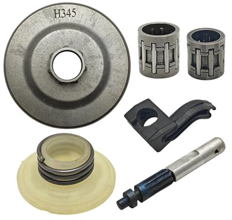 SONGMIky .325 7T Clutch Drum Bearing Oil Pump Piston Oiler Worm Gear Kit For Husqvarna 340 345 350 For Jonsered 2145 2150 Gas Chainsaw Parts