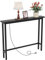 Bonnlo Console Table for Hallway, Slim Behind Couch Table with Outlets, Slim Console Table with USB Ports and 150cm Power cord, Sofa table with Charging Station, for Entryway, Corridor (Black)