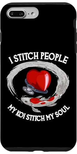I Stitch People My Koi Stitch My Soul Koi Loving Surgeon Case for iPhone 7 Plus/8 Plus