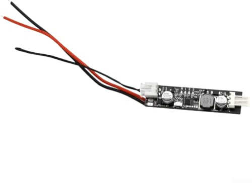 Temperaturregler für pwm Lüftersteuerung DC 5V/12V mit NTC-Sensor für PC und Elektronikgehäuse, kompakte Regelplatine zur automatischen Temperaturüberwachung und Lüfterregelung(2-3 wire)