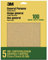 3M Papier Abrasif à l'Oxyde d'Aluminium, Grain Intermédiaire, 22,9 cm x 27,9 cm, 5/paquet