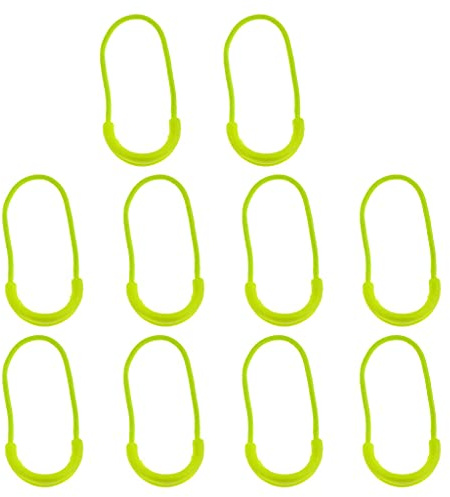 Sharplace 10 Reißverschlußanhänger/Outdoor Sport Rucksack Tasche Kleidung Ersatz Zipper Pull Cord, Leuchtendes Grün