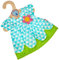 Heless 1855 - Kleid für Puppen im Daisy-Design, Größe 28 - 35 cm