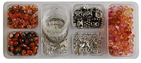 Vaessen Creative Schmuck-Organizer Aufbewahrungsbox Mehrfarbig One Size