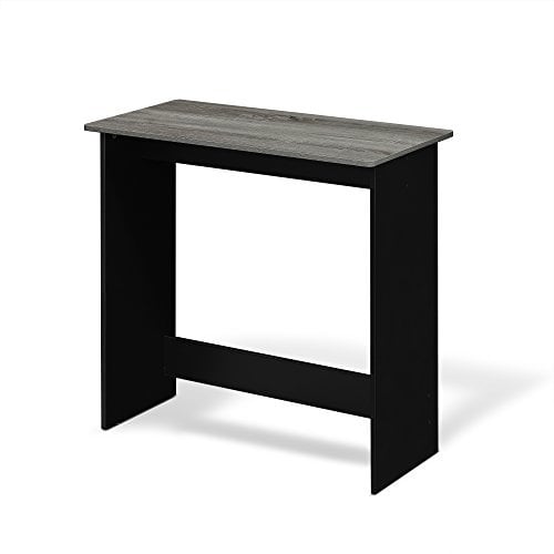 Furinno Simplistic Computer Desk, Study Desk, Writing Desk, French Oak/Black, 39.1 (D) x 79.5 (W) x 75.7 (H) cm