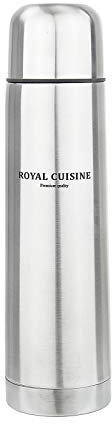 Royal Cuisine Double Walled Stainless Steel Vacuum Insulated Hydro Flask for Hot and Cold Drinks Travel Cup Coffee Mug for Camping Sports Air Up Unbreakable Water Bottle