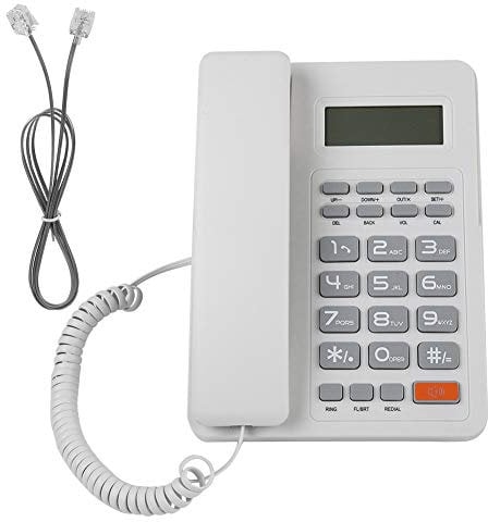 Festnetztelefon mit Schnur Anrufer-ID Flash Funktion DTMF FSK Dual System für Telefonleitung