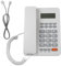 DTMF/FSK Dual System Festnetztelefon mit Schnur, Anrufer-ID-Erkennung und Flash Funktion – Telefone über Telefonleitung betrieben.