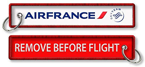 koolkrew Air France Crew Porte-clés brodé, bleu, Taille unique