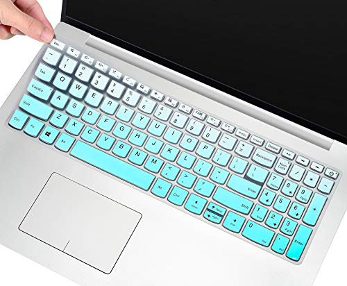 Cover per tastiera per Lenovo Ideapad 3 15 15,6 pollici 15,6 pollici Laptop Keyboard Cover protettiva Skin Cover (con tastiera numerica), 2020 Lenovo Ideapad 3 15 Accessori, Ombre Mint (layout USA)