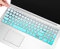 Cover per tastiera per Lenovo Ideapad 3 15 15,6 pollici 15,6 pollici Laptop Keyboard Cover protettiva Skin Cover (con tastiera numerica), 2020 Lenovo Ideapad 3 15 Accessori, Ombre Mint (layout USA)