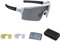 BBB Cycling Fuse Cycling Glasses for Men and Women | Comes With 3 Interchangeable Lenses: Smoke, Yellow and Clear | Road Cycling and MTB Glasses | Matt-White | BSG-65
