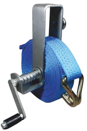 (1x) Rothschenk Zurrgurtaufroller mit 2 Haltemagneten - zum schnellen aufwickeln von Spanngurte auch in nassem Zustand