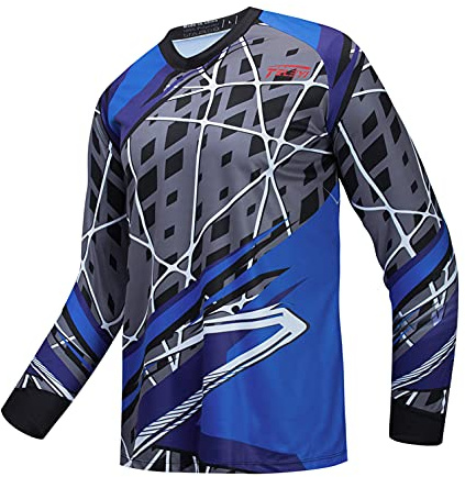 Weimostar Radfahren Jersey Herren Mountainbike Motocross Jersey Langarm MTB T-Shirt