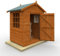 Tiger Sheds Tigercub Playden Wooden Playhouse For Children Burnt Orange 3 x 4 ft